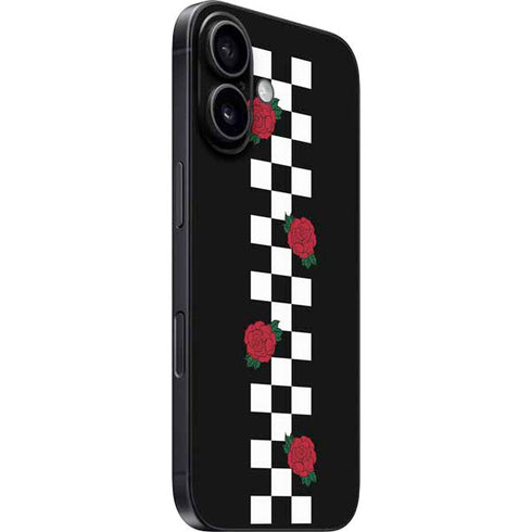 Rose Checkerboard iPhone 16 Plus Skin